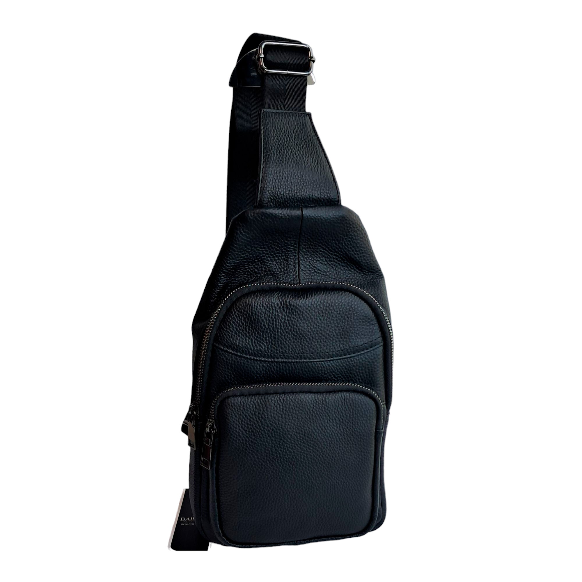 Bandolera prime cuero black