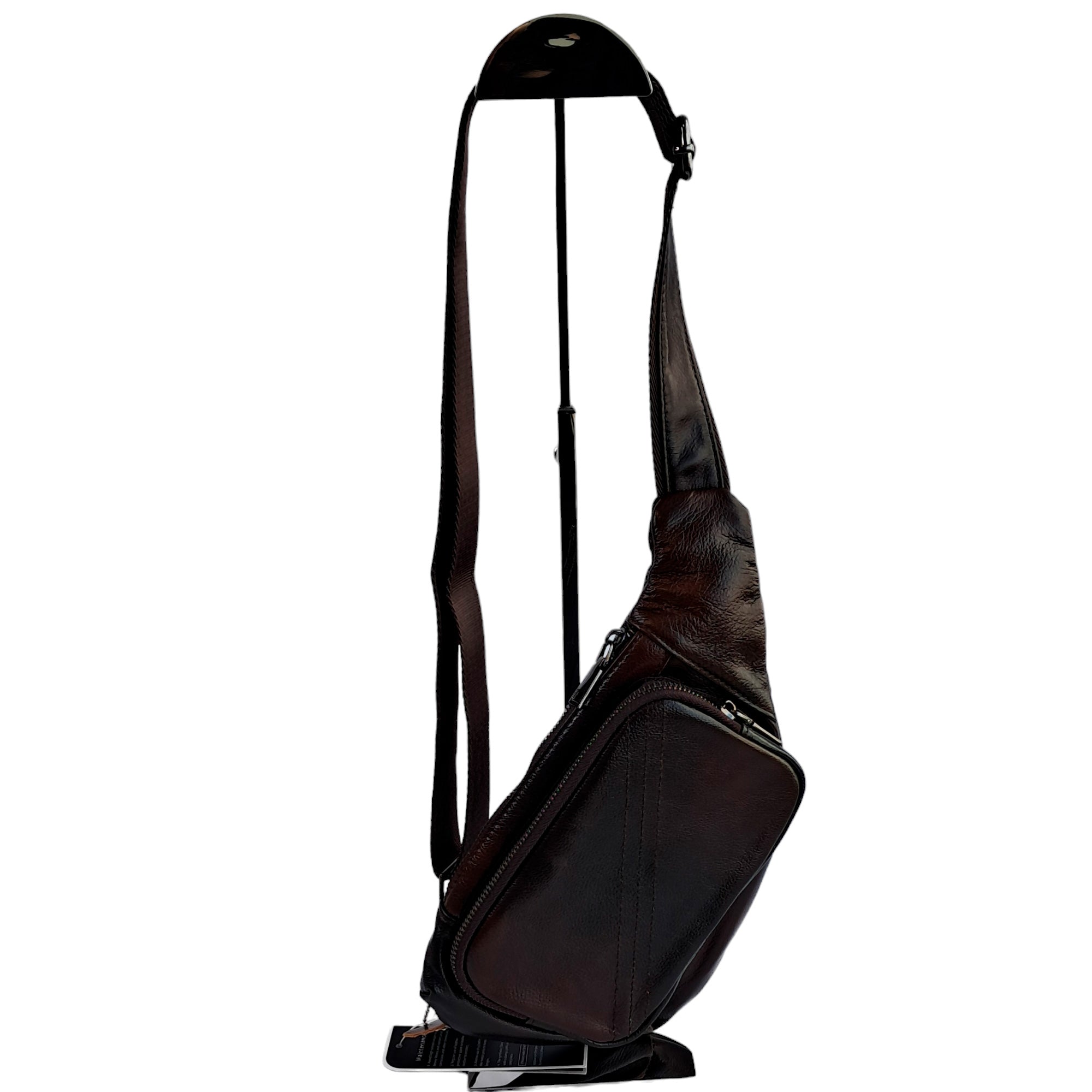 Bandolera cuero coffee