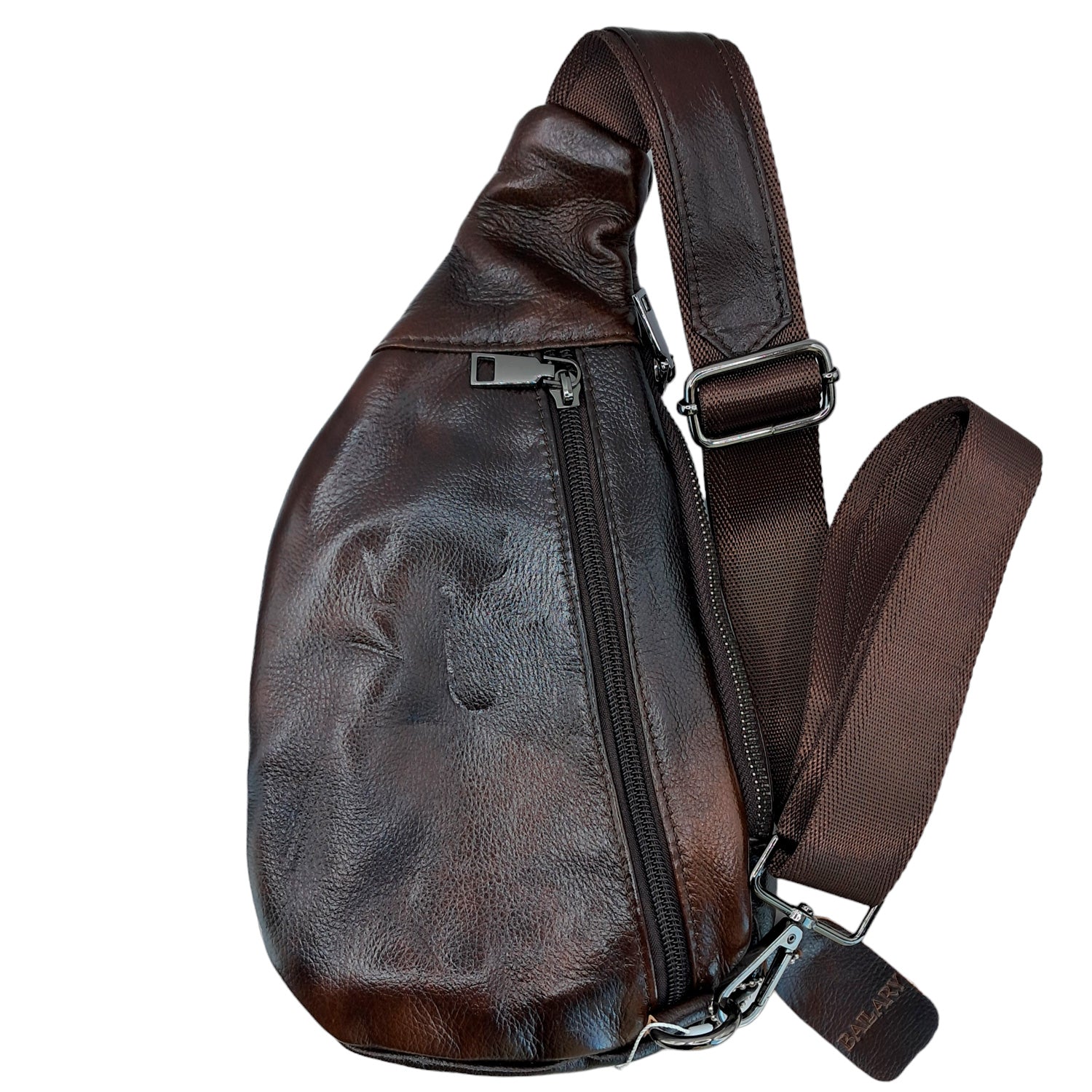 Bandolera cuero coffee