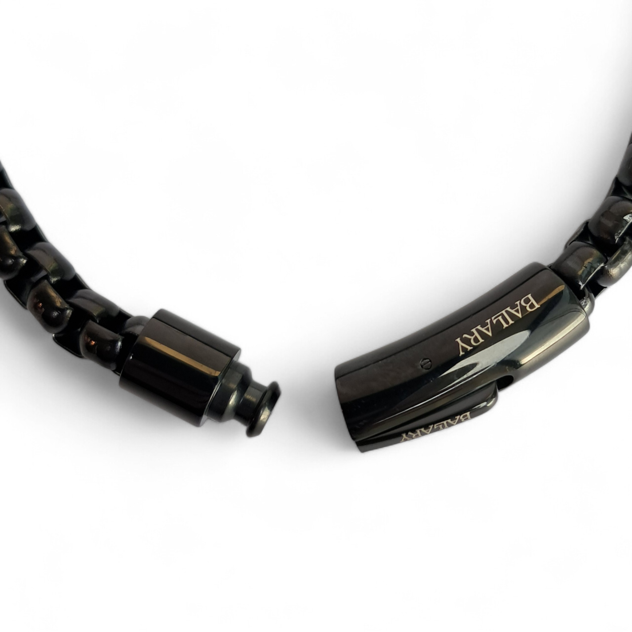Pulsera Acero 316L Cadena Maciza – Black