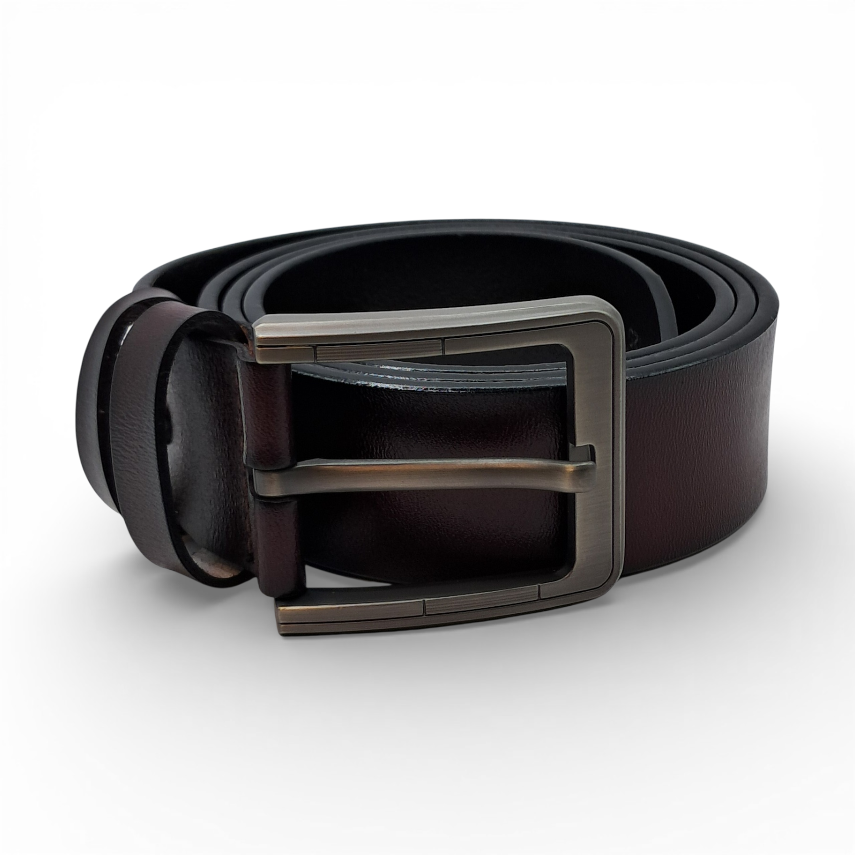 Cinturón de Cuero Genuino Estilo Vaquero – Coffee