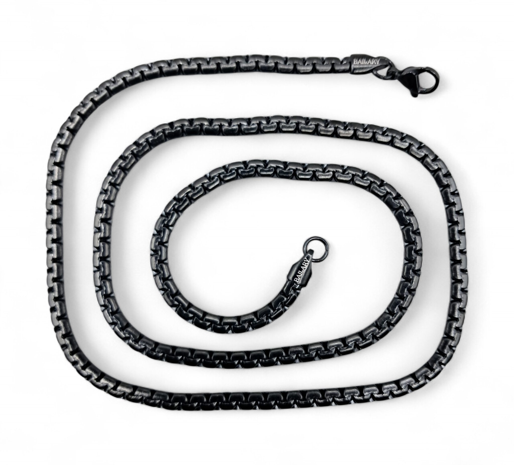 Collar Acero 316L "Black Steel" – Black