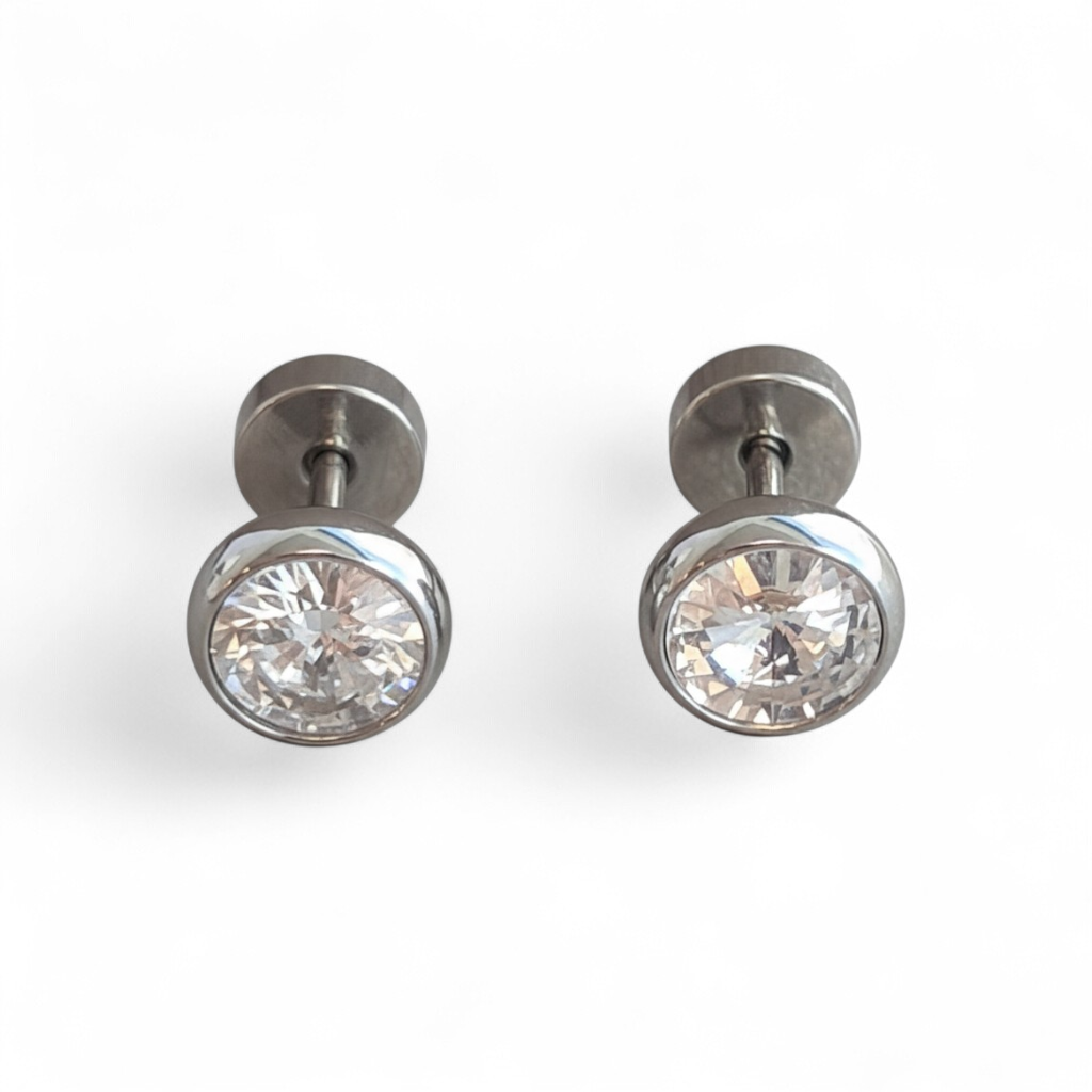 Aro Acero 316L Punto de Luz – Silver