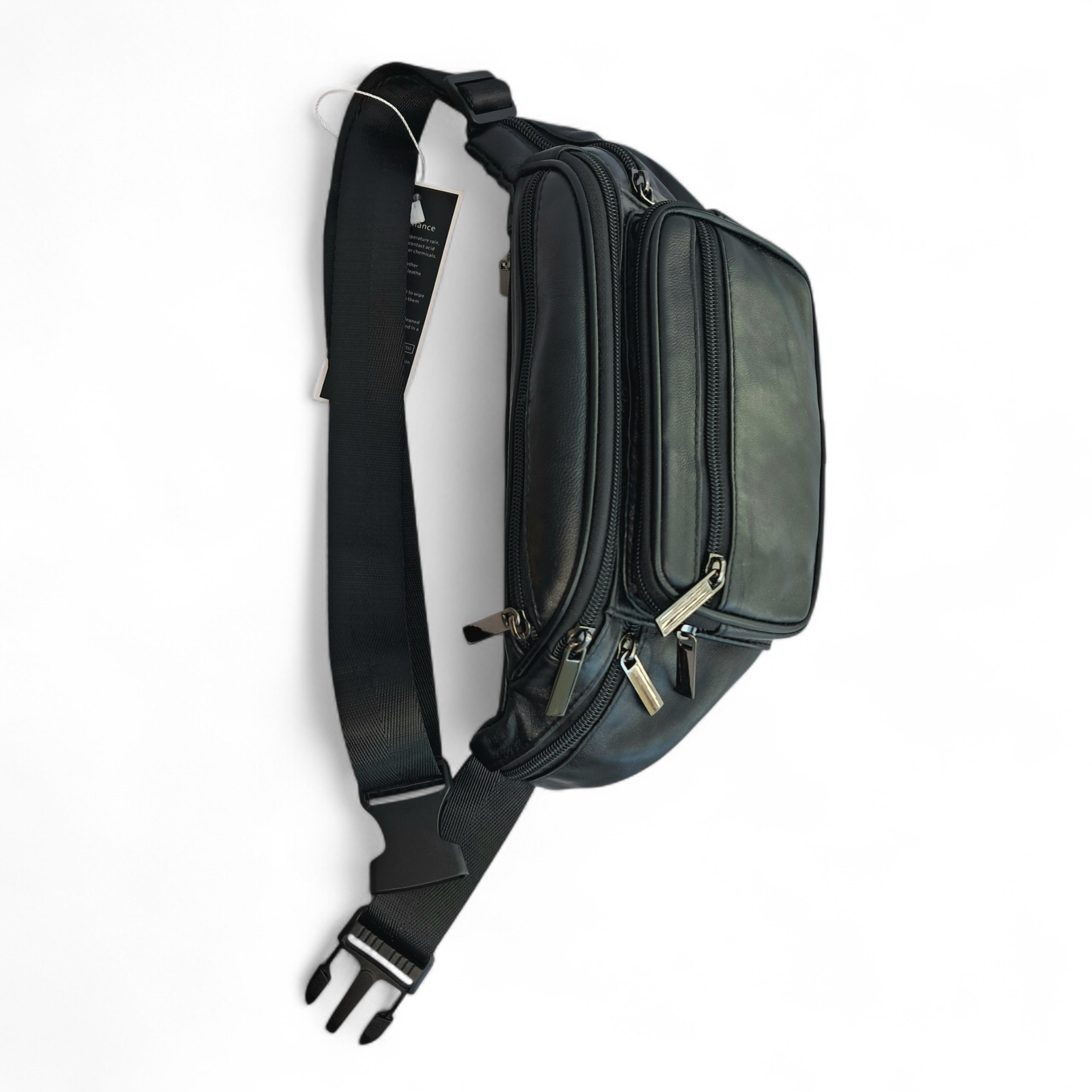 Banano de Cuero Genuino – Black