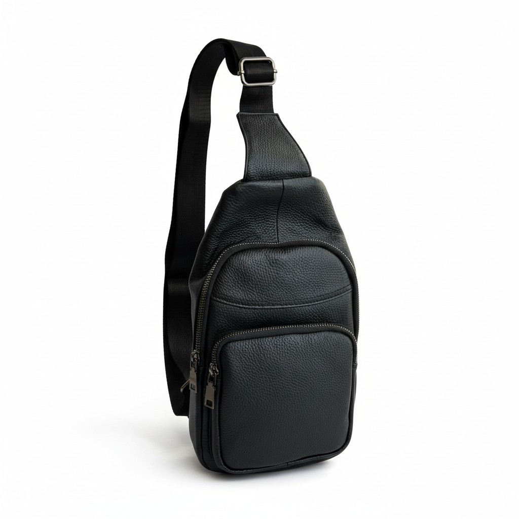 Bandolera Prime de Cuero Genuino – Black