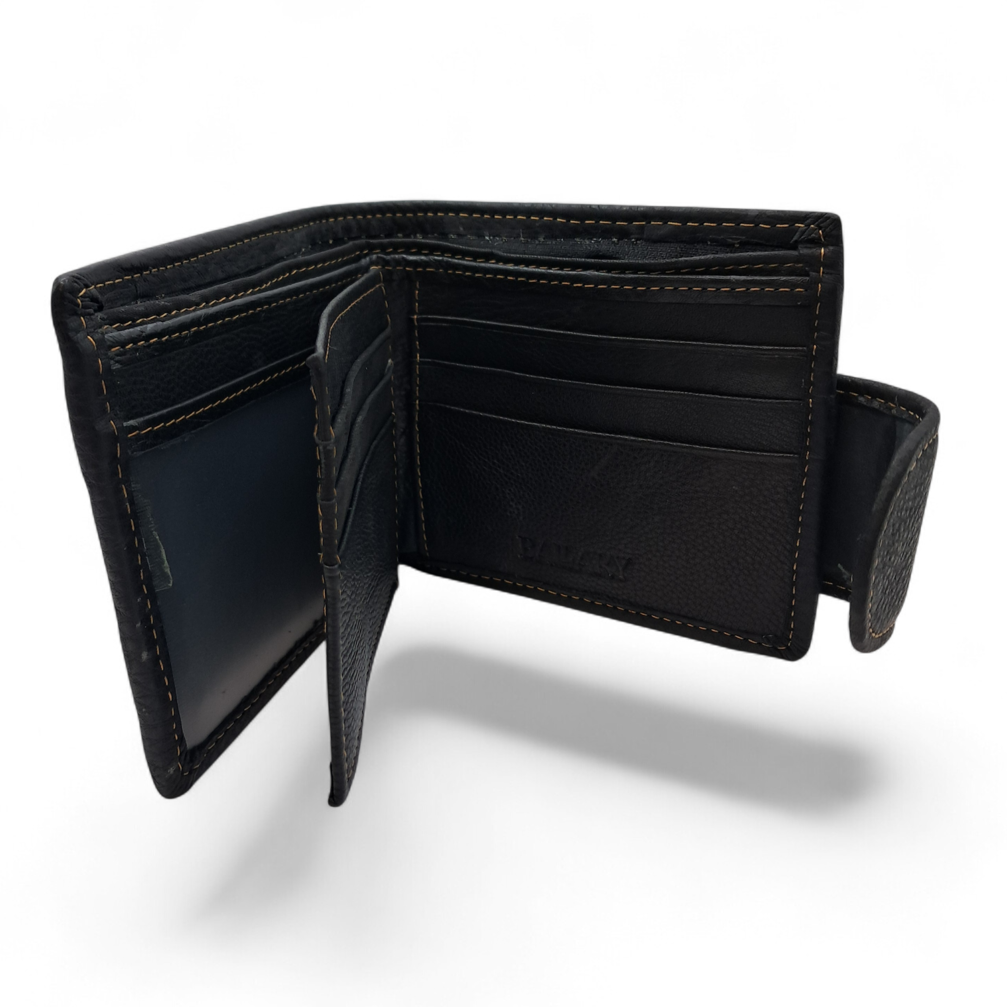 Billetera de Cuero Genuino Texturado – Black