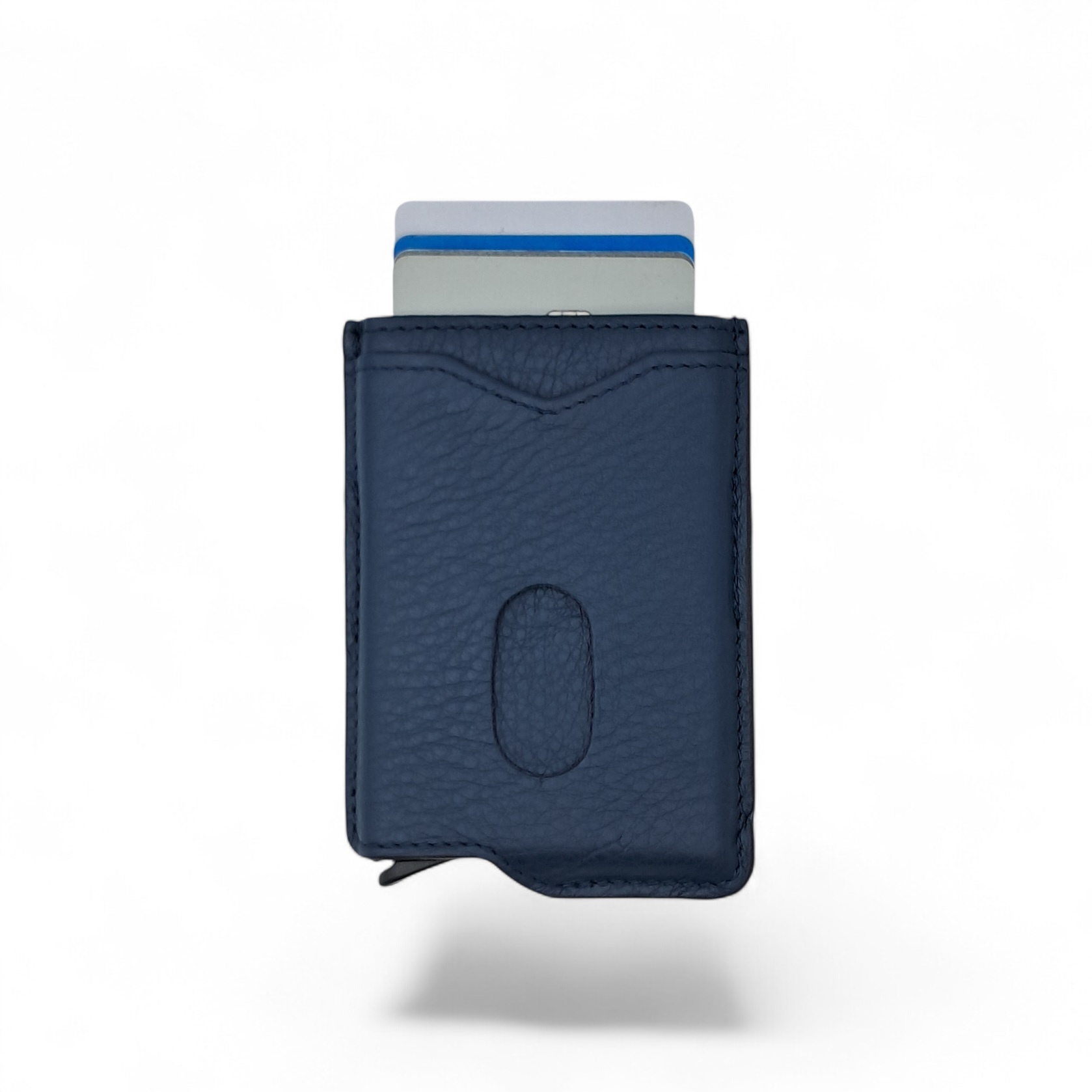 Billetera de Cuero Genuino – Estilo Tarjetero Delgado